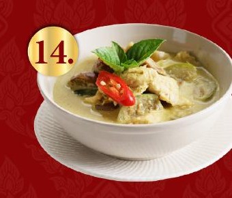 Grön Curry med Kyckling