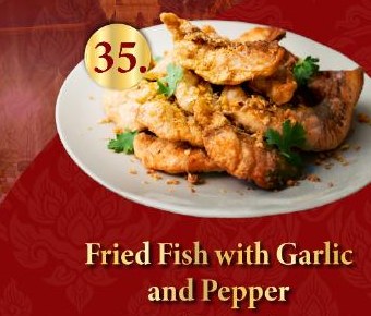 Friterad Fisk med Vitlök