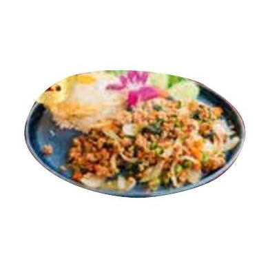Wokad Fläsk med Thai-basilika