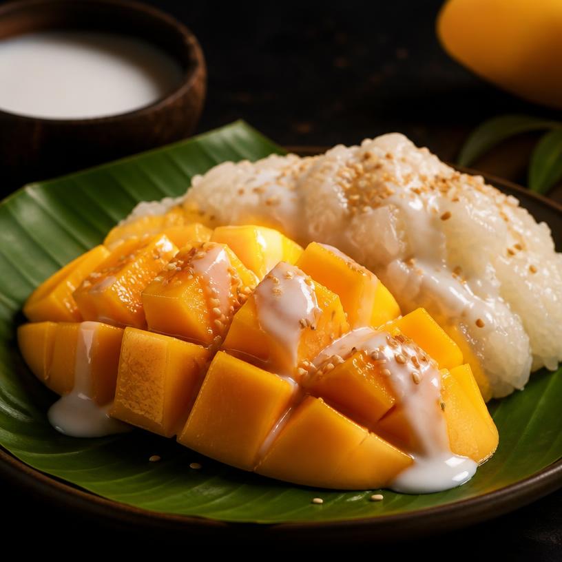 Mango & Klibbigt Ris
